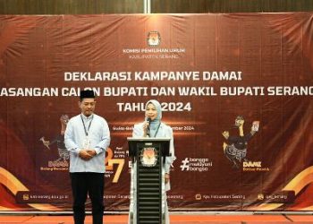 Hasil Pleno PSU Kabupaten Serang, Istri Mendes Menang 398619 atas Andika Hazrumy