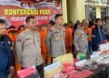 Bongkar 3,6 Kg Sabu Jaringan Internasional Asal Malaysia di Polres Serang