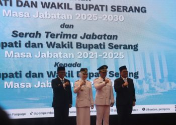 Gubernur Lantik Ratu Zakiyah dan Najib Hamas Sebagai Bupati dan Wakil Bupati Serang