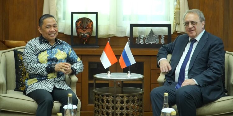 Wamenlu Anis Matta dan Wamenlu Rusia Bahas Isu Palestina serta Dunia Islam