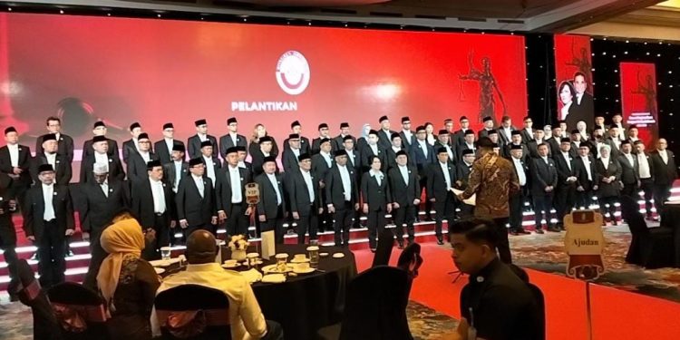 Pelantikan Pengurus DPP Kongres Advokat Indonesia dihadiri Puluhan Menteri, KAI Mitra Strategis