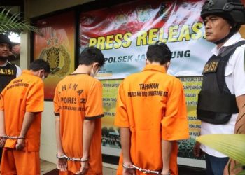 Enam Pelaku Curanmor Jaringan Banten Ditangkap oleh Polsek Jatiuwung