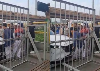 Anggota DPRD Cilegon Terlibat Kecelakaan dengan Buruh Saat Demonstrasi