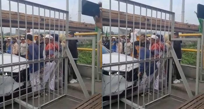 Anggota DPRD Cilegon Terlibat Kecelakaan dengan Buruh Saat Demonstrasi