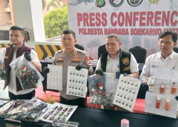 Polresta Bandara Soekarno-Hatta Ungkap Peredaran Etomidate di Industri Rumahan