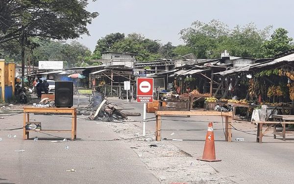 Demo Pedagang Pasar Sentiong Akibat Surat Peringatan Camat Balaraja Tangerang