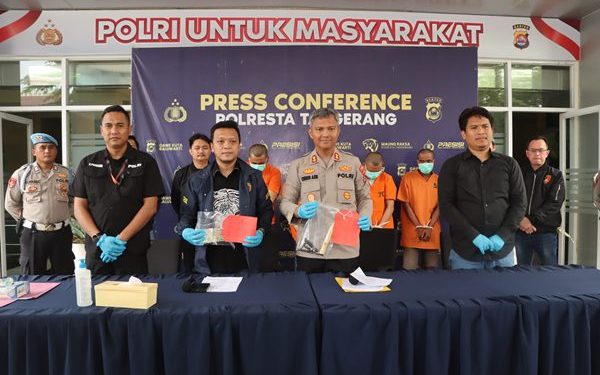 Tiga Pelaku Curanmor Ditangkap Setelah Mengganggu Warga di Tangerang