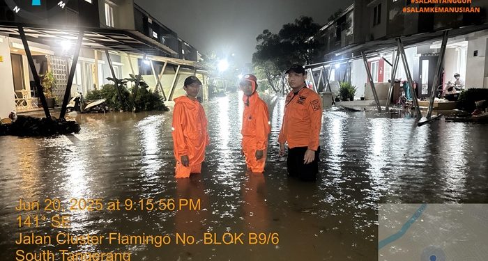 90 Kepala Keluarga di Dua Perumahan Tangsel Terdampak Banjir