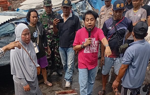 Penertiban PKL di Pasar Sentiong Balaraja Memanas, Pedagang Tolak Relokasi dan Tutup Jalan