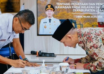 Kesepakatan Penataan Kawasan antara Pemkab Lebak dan KAI pada Jalur KA