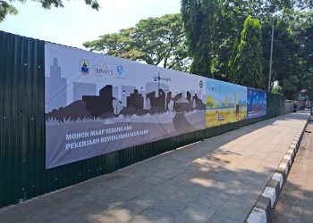 Penataan Alun-alun Rangkasbitung Senilai Rp4,9 Miliar Mulai Dilaksanakan