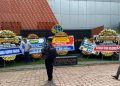 Kantor BPN Kabupaten Tangerang Menerima Karangan Bunga Sarkastis Matinya Keadilan