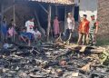 Evakuasi Lansia Sebatang Kara Korban Kebakaran di Serang oleh Polisi