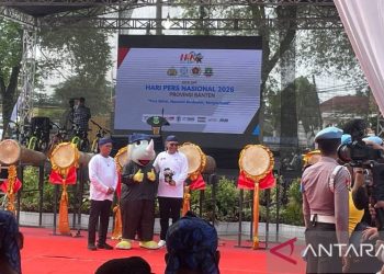 HPN 2026 di Banten Memperkenalkan Maskot Badak Cula Satu