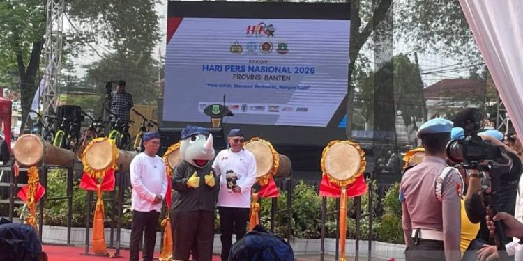 HPN 2026 di Banten Memperkenalkan Maskot Badak Cula Satu