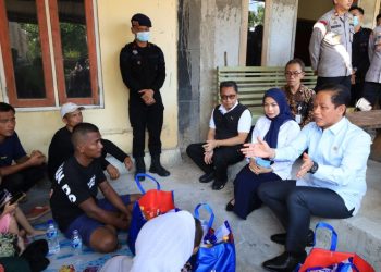 Pengecoran 5 Titik Tercemar Cs-137 oleh Satgas di Cikande