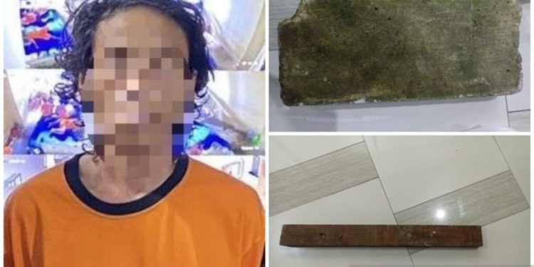 Anak Angkat Buhuh Ayah di Sepatan Tangerang
