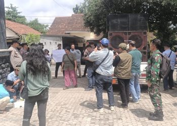 Aksi Damai Aliansi Kediri Raya Tuntut Dugaan Penyimpangan Program PTSL Desa Keling