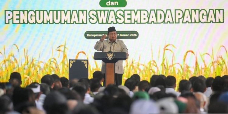 Prabowo Harapkan Anak Petani Menjadi Insinyur Hingga Jenderal